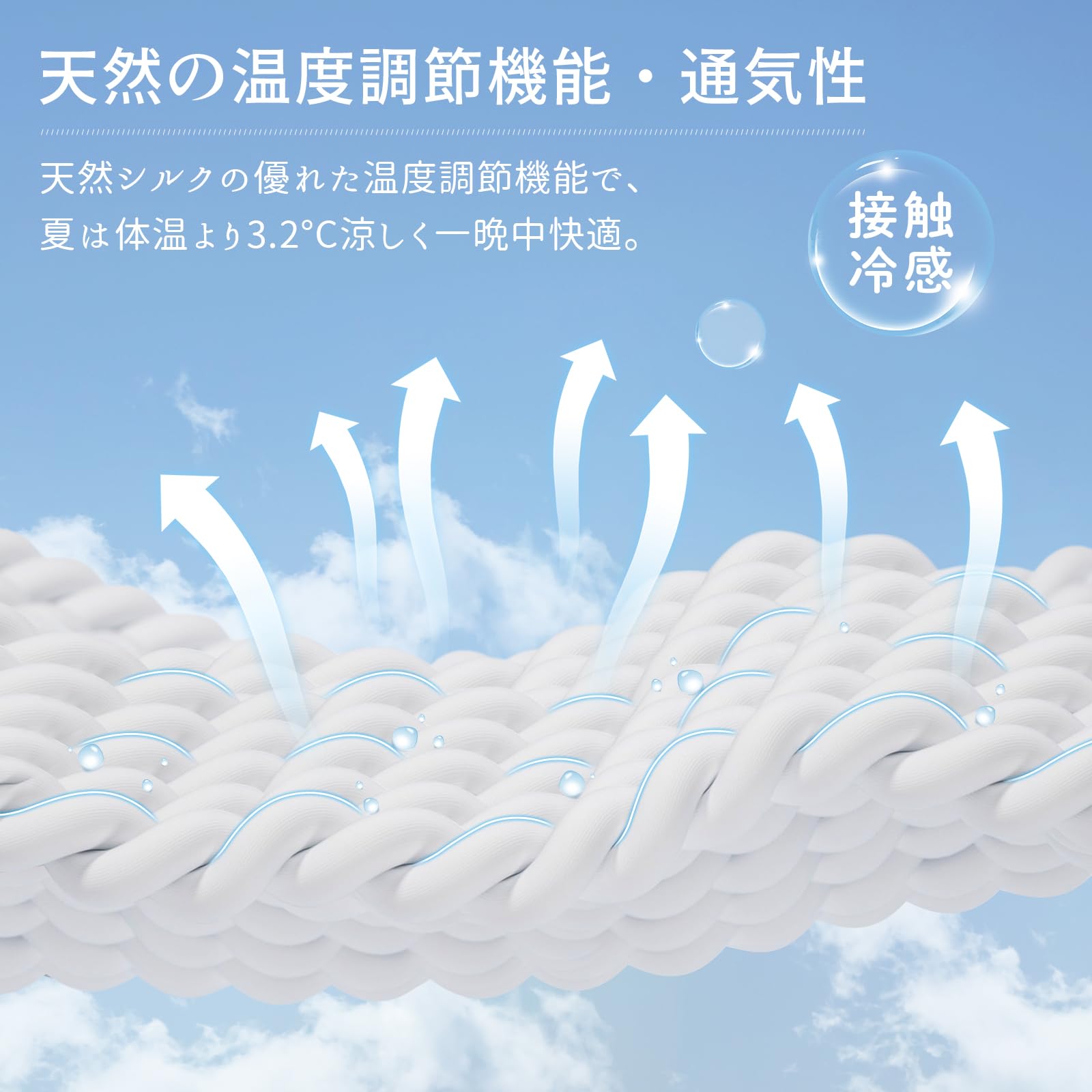 Amazon｜Utukkyシルクシーツ ボックスシーツ 6Aクラス 夏用 冷感